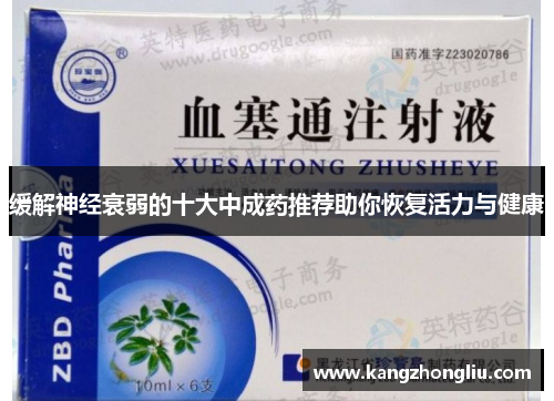 缓解神经衰弱的十大中成药推荐助你恢复活力与健康
